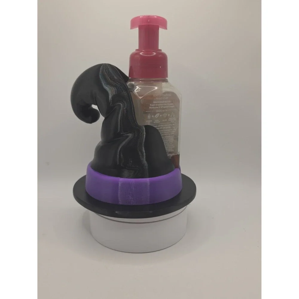 Halloween Witch Hat Soap Holder Sleeve Fits Bath Body Works Foaming Hand Soap